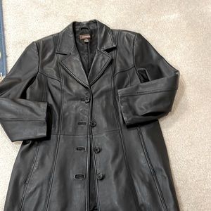 Danier leather jacket, genuine leather, designed in canada, Black